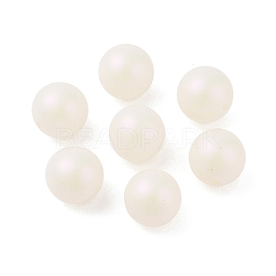 ABS Plastic Imitation Pearl Beads OACR-B026-01-1