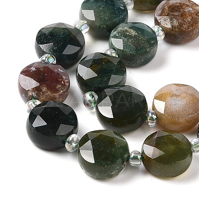 Natural Indian Agate Bead Strands G-C116-A09-01-1