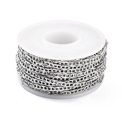 Tarnish Resistant 304 Stainless Steel Mariner Link Chains STAS-P301-01P-1