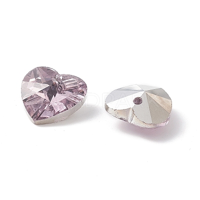 Faceted Glass Charms X-RGLA-L026-B11-1