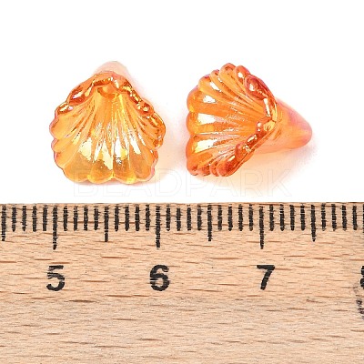 Transparent Acrylic Bead Caps OACR-G054-03L-1