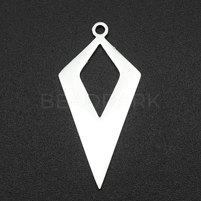 Tarnish Resistant 201 Stainless Steel Open Back Bezel Pendants STAS-R111-LA067-15-1