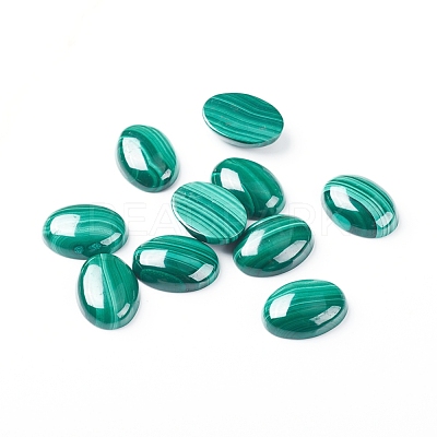 Natural Malachite Cabochons G-E557-03I-1