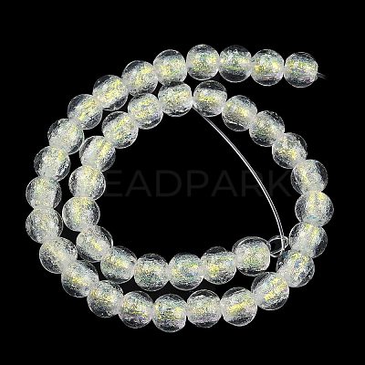 Handmade Foil Lampwork Beads Strands FOIL-K003-06A-10-1