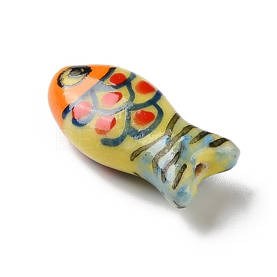 Handmade Porcelain Beads PORC-Z006-04B-01-1