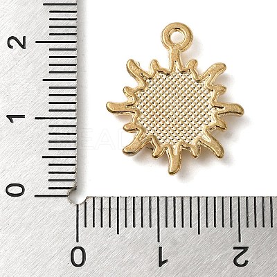 Alloy Enamel Rhinestone Glass Pendants X1-ENAM-U003-02G-10-1