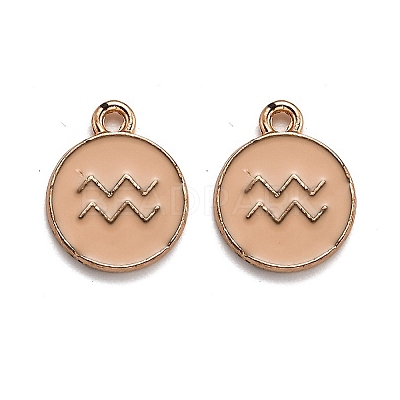 Alloy Enamel Pendants ENAM-S124-01A-10J-1