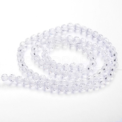 Transparent Glass Bead Strands X-GLAA-G013-8mm-72-1