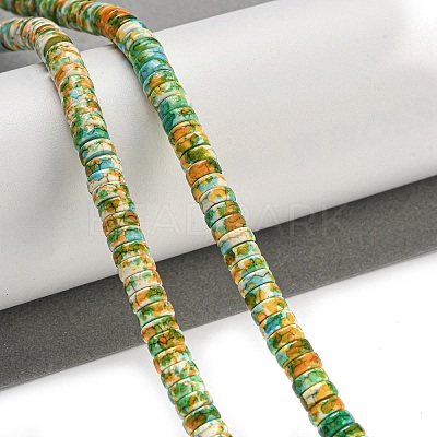 Baking Paint Synthetic Turquoise Beads Strands G-H060-02B-02-1