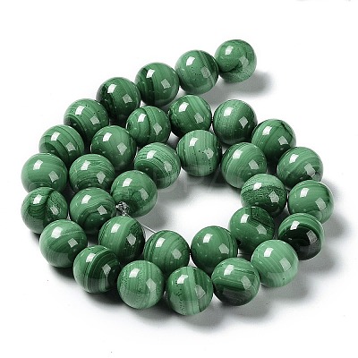 Natural Malachite Beads Strands G-F571-27AB1-4mm-1