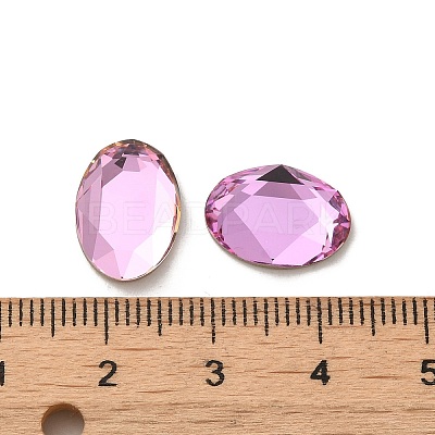 Glass Rhinestone Cabochons RGLA-P037-13A-D223-1