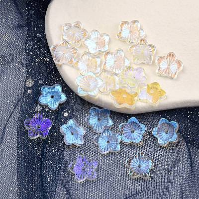 Transparent Glass Beads GLAA-YW0003-12-1