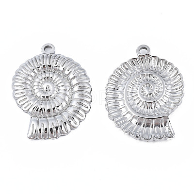 304 Stainless Steel Pendants STAS-N098-054P-01-1