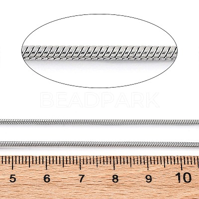 304 Stainless Steel Round Snake Chains CHS-M009-01P-03A-1