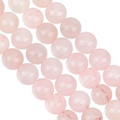2 Strands Natural Rose Quartz Dyed Beads Strands G-GO0001-27B-1