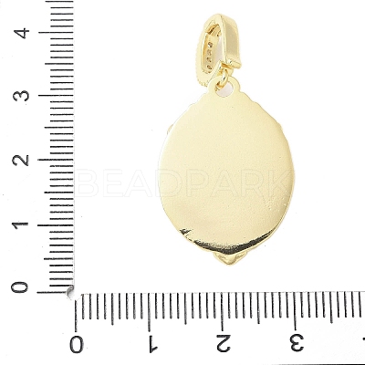 Brass Enamel Pendants KK-F886-03G-08-1