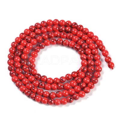 Synthetic Turquoise Beads Strands G-U004-02K-1
