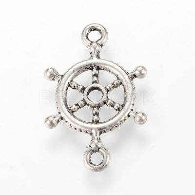 Tibetan Style Alloy Links connectors X-TIBE-Q066-13AS-RS-1