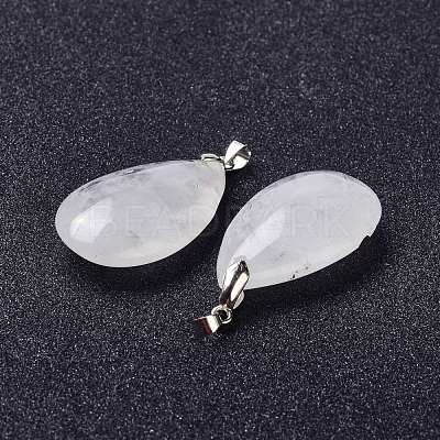 Natural Quartz Crystal Pendants G-D084-01P-B17-1