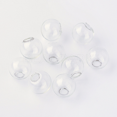 Round Mechanized One Hole Blown Glass Globe Ball Bottles X-BLOW-R001-8mm-1