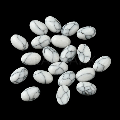 Synthetic Howlite Cabochons G-A094-01A-45-1