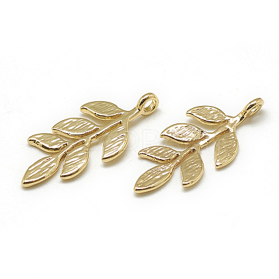 Brass Pendants X-KK-T032-098G-1
