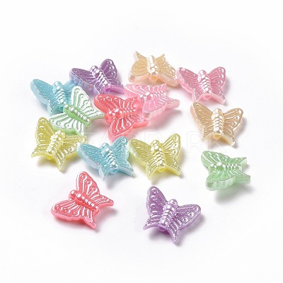 Imitation Pearl Acrylic Beads OACR-E013-16-1
