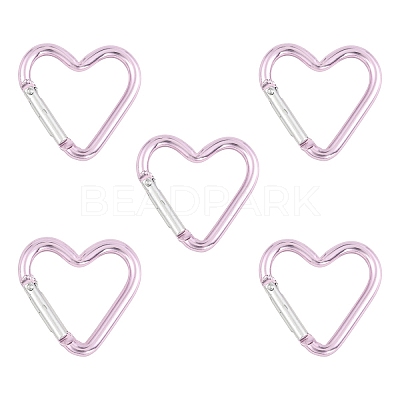 5Pcs Zinc Alloy Spring Gate Rings FIND-YW0010-59K-1