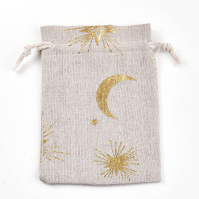Christmas Theme Cotton Fabric Cloth Bag ABAG-H104-B20-1