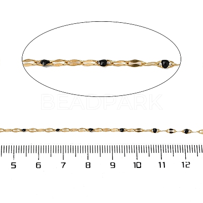 304 Stainless Steel Dapped Chains CHS-H036-01G-08-1