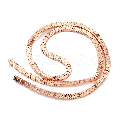 Electroplated Synthetic Non-Magnetic Hematite Beads Strands G-I360-W01-03-1