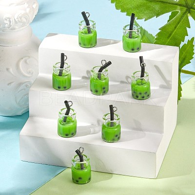 Glass Bottle Pendants CRES-S359-01H-1