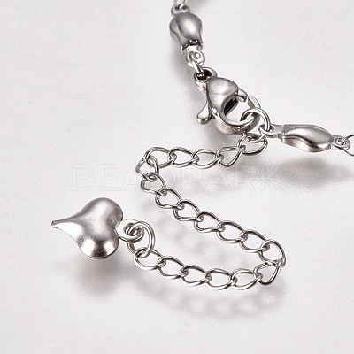 Tarnish Resistant Valentine's Day 304 Stainless Steel Bracelet Making STAS-L248-007P-1