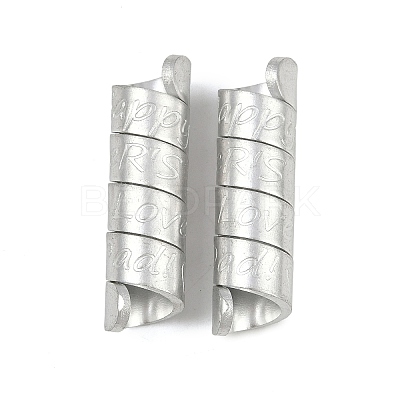 Aluminum Beads ALUM-P001-02S-1