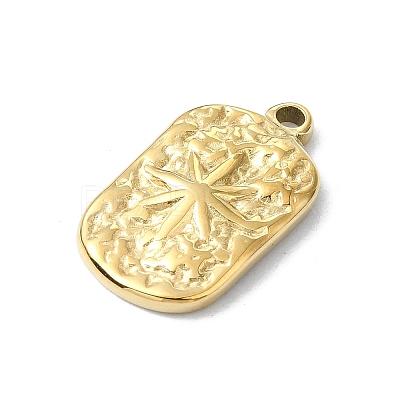 304 Stainless Steel Pendants X-STAS-L022-444G-1