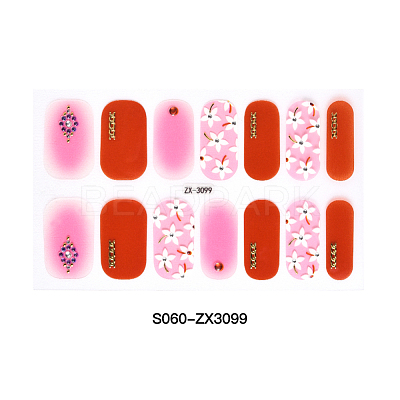 Full Cover Nombre Nail Stickers MRMJ-S060-ZX3099-1