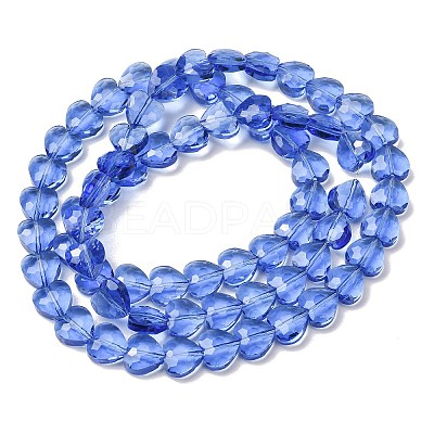 Transparent Glass Beads Strands GL-CBA7A17-03A-08-1