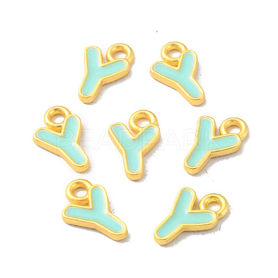 Alloy Enamel Pendants ENAM-P247-01MG-Y-1