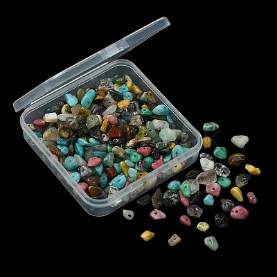 1 Strand Mixed Gemstone Chip Beads Strands G-FS0005-78-1