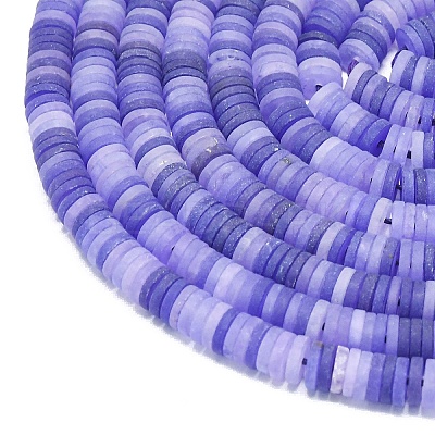 Natural White Jade Beads Strands G-P575-B14-6x1mm-06-1