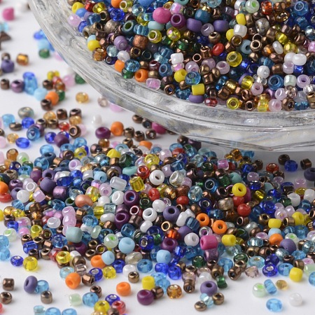 15/0 Round Glass Seed Beads SEED-P002-02-1