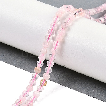 Natural Lodolite Quartz Beads Strands G-B125-M02-01-1