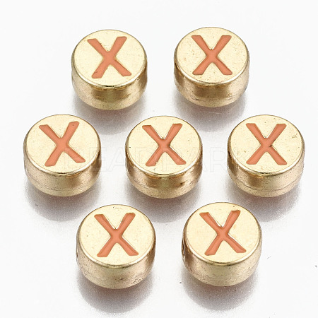 Alloy Enamel Beads ENAM-S122-029X-RS-1