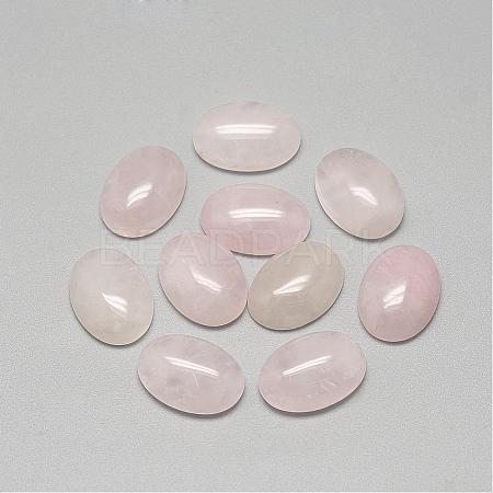 Natural Rose Quartz Cabochons G-R415-13x18-48-1