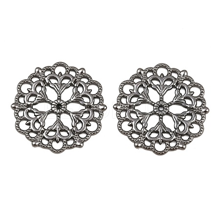Tibetan Style Filigree Joiners Links TIBE-A11623-B-LF-1