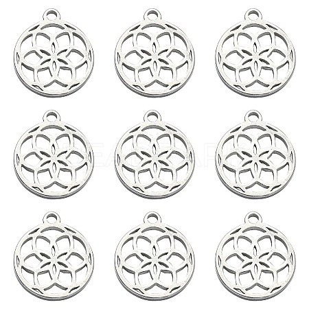 304 Stainless Steel Charms STAS-CJC0008-21P-1