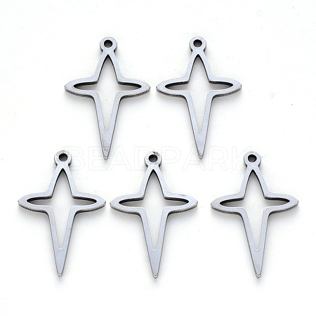 304 Stainless Steel Pendants X-STAS-N092-32-1