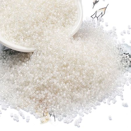 Transparent Inside Colours Glass Seed Beads SEED-H003-04A-1