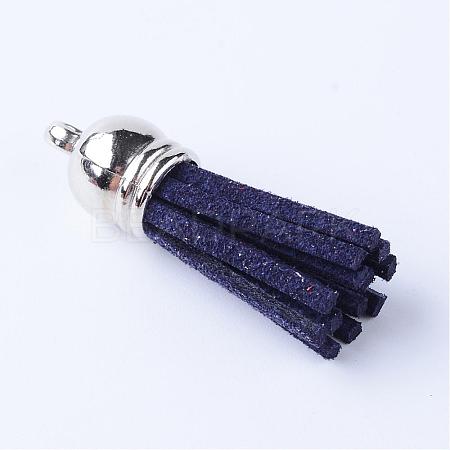 Faux Suede Tassel Pendant Decorations FIND-T002-A04-1