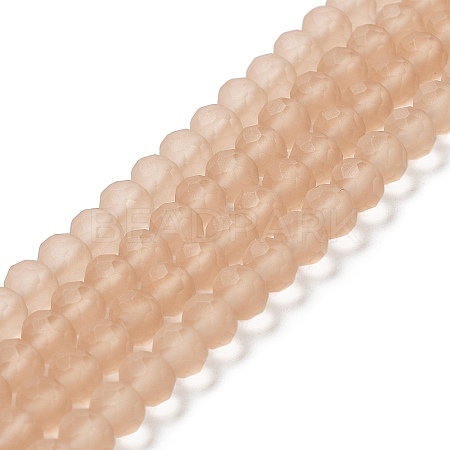 Transparent Glass Beads Strands EGLA-A034-T8mm-MD20-1